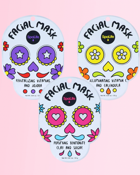 Halloween Dia De Muertos Inspired Skincare Sheet Mask