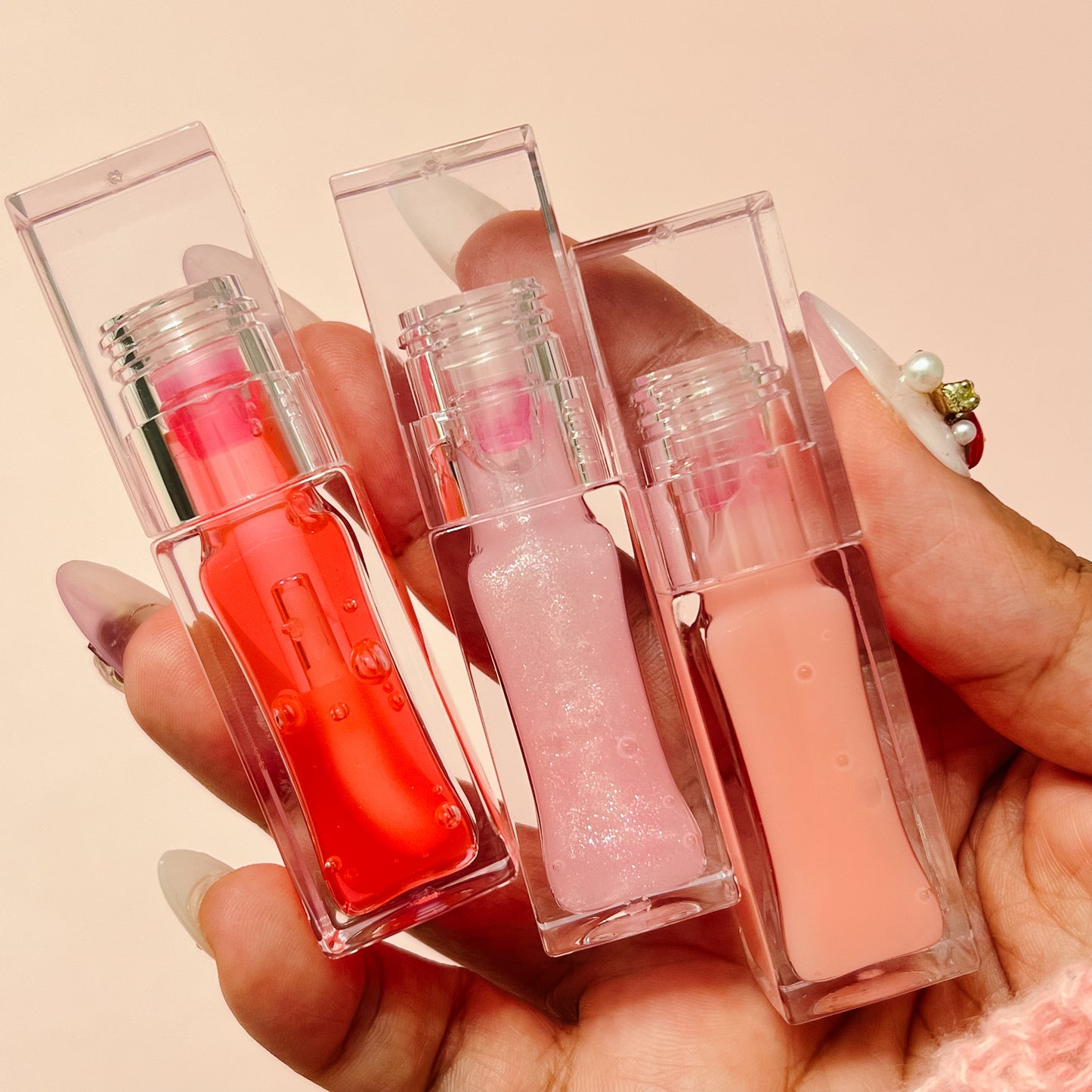 Color changing PH tinted Lip oil