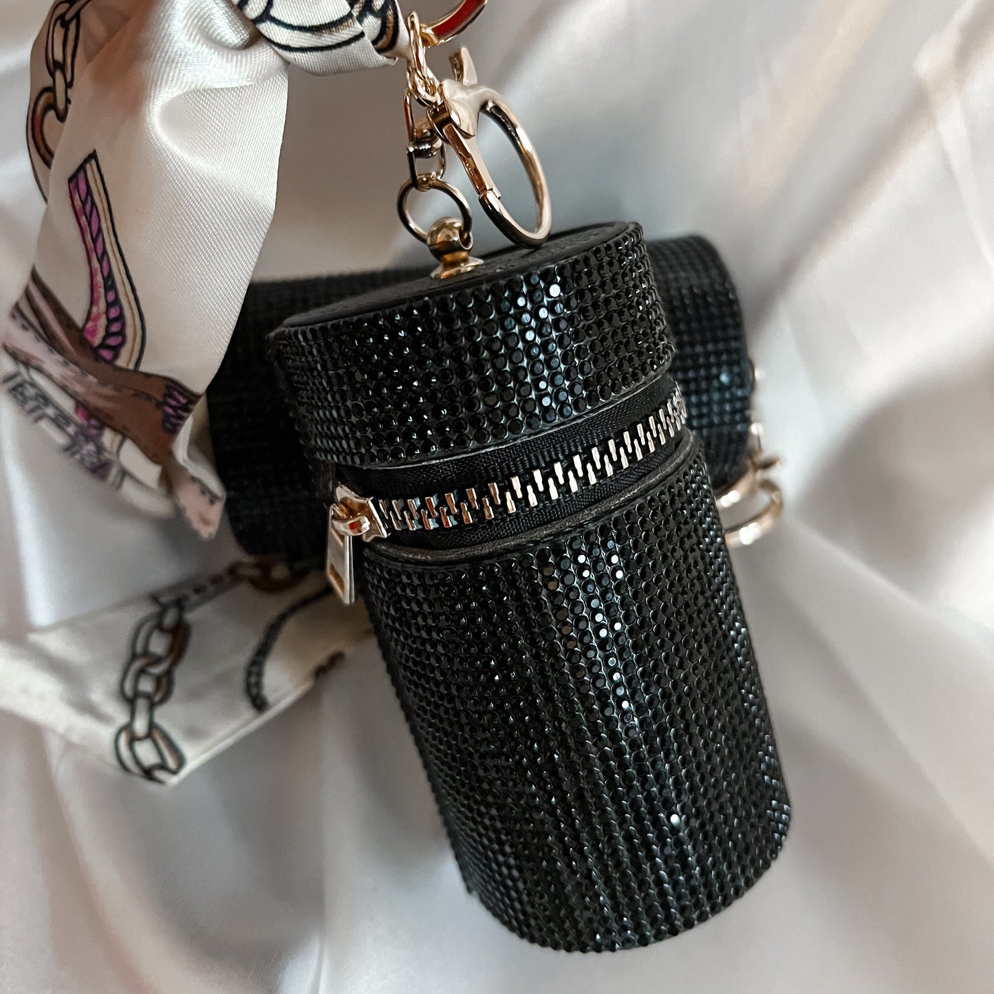 Pochette de luxe Bling Mini strass, porte-clés, pendentif de sac, porte-rouge à lèvres, porte-monnaie