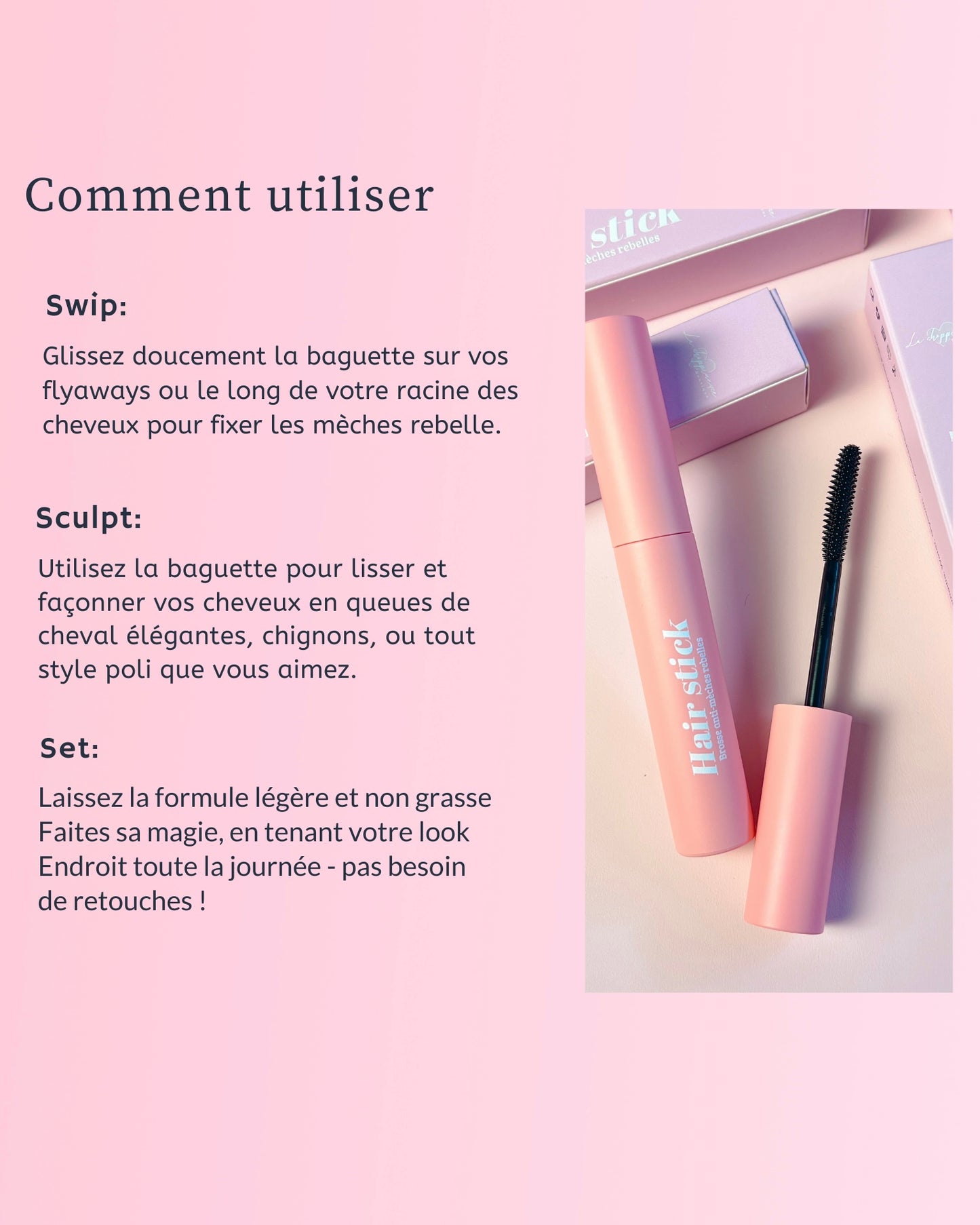 Hair finishing Stick