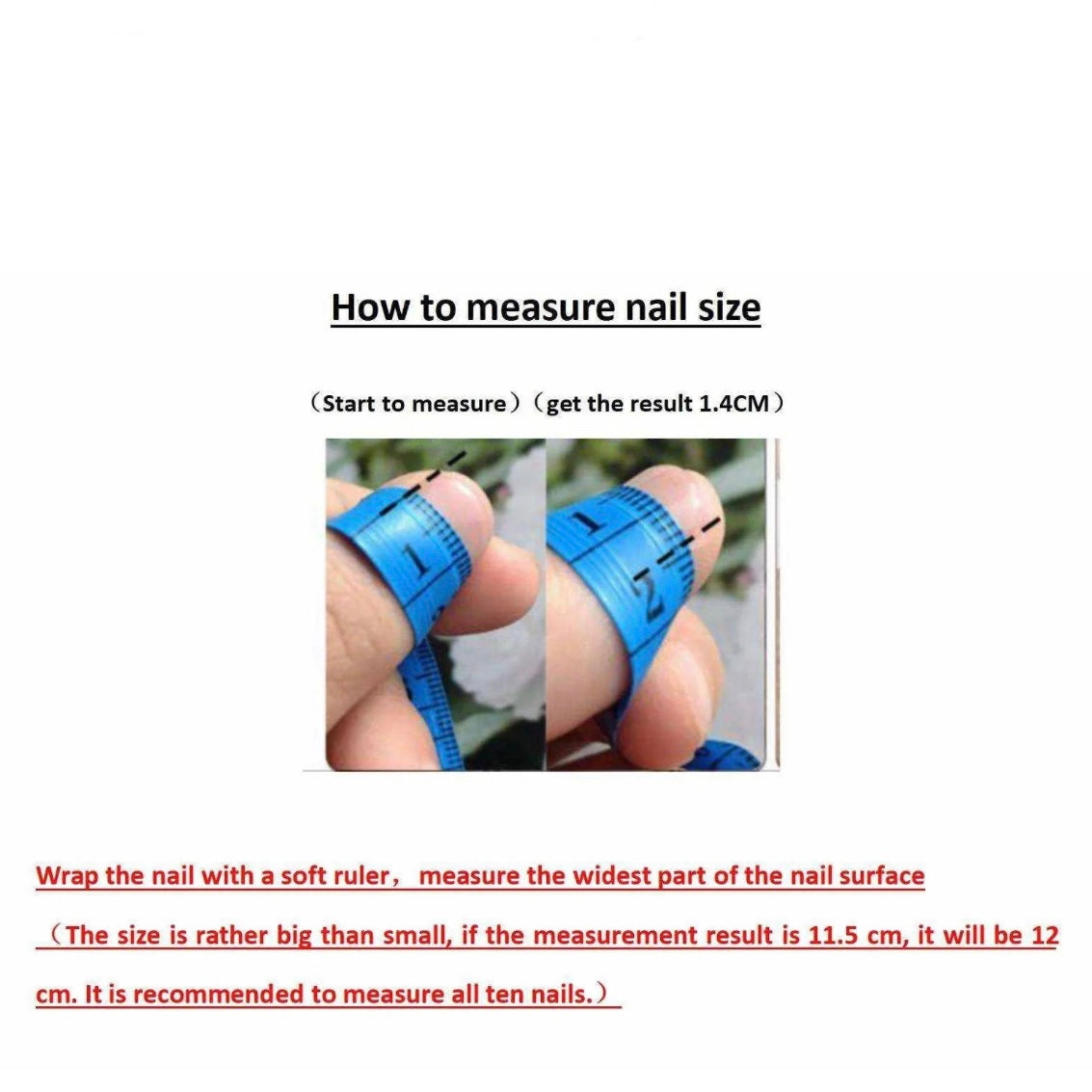 Handmade press-on nails: #5 Krystal