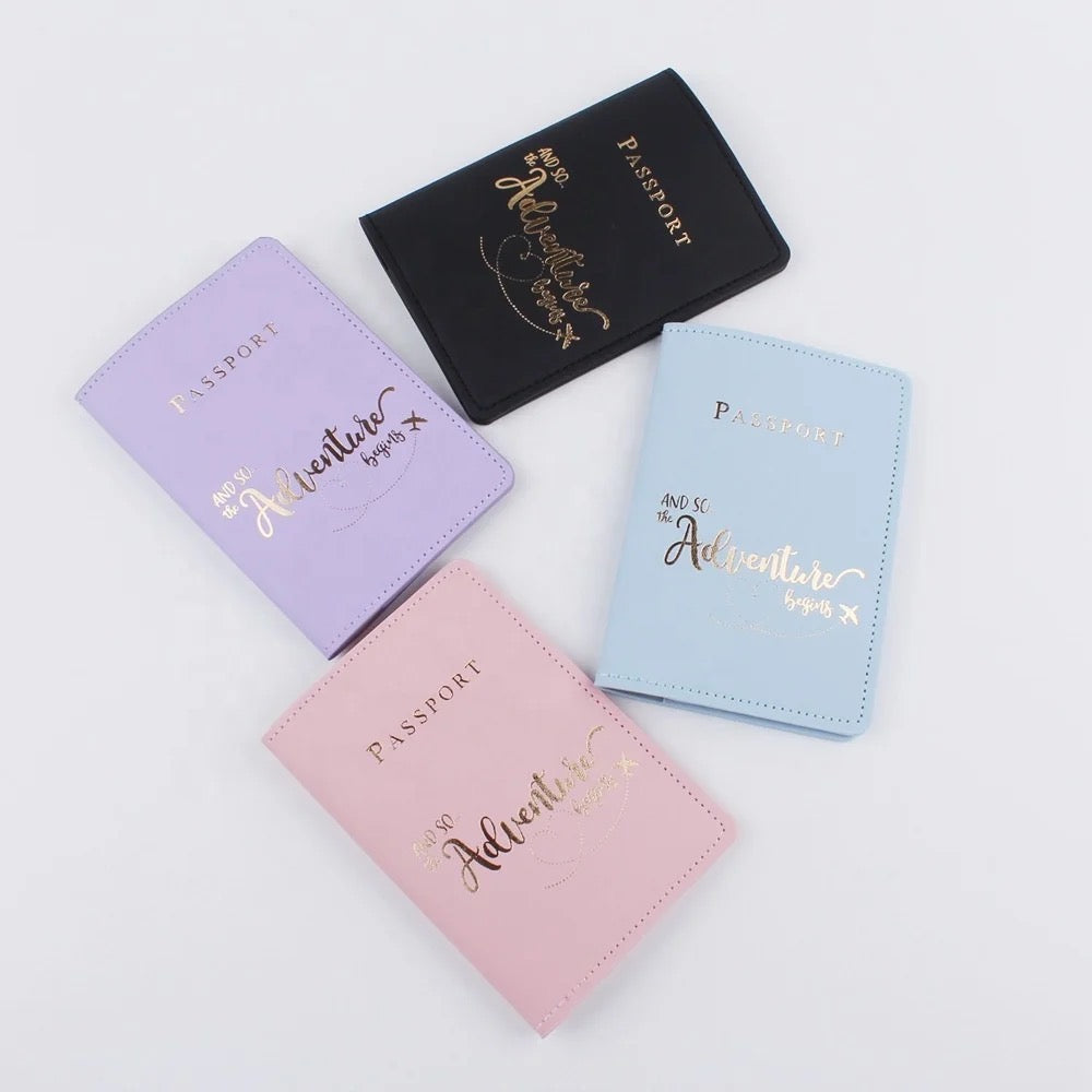 Passport cover pu leather
