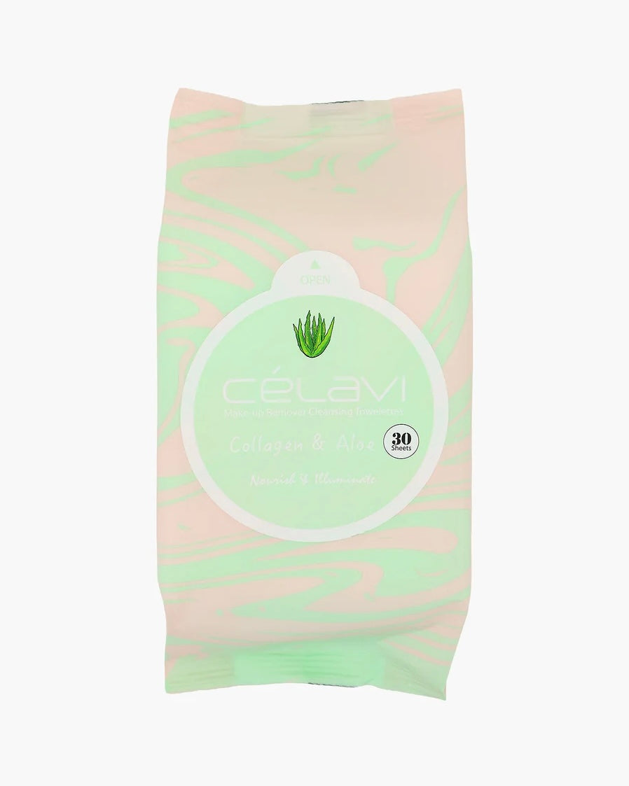 Démaquillant au collagène et à l'aloe vera