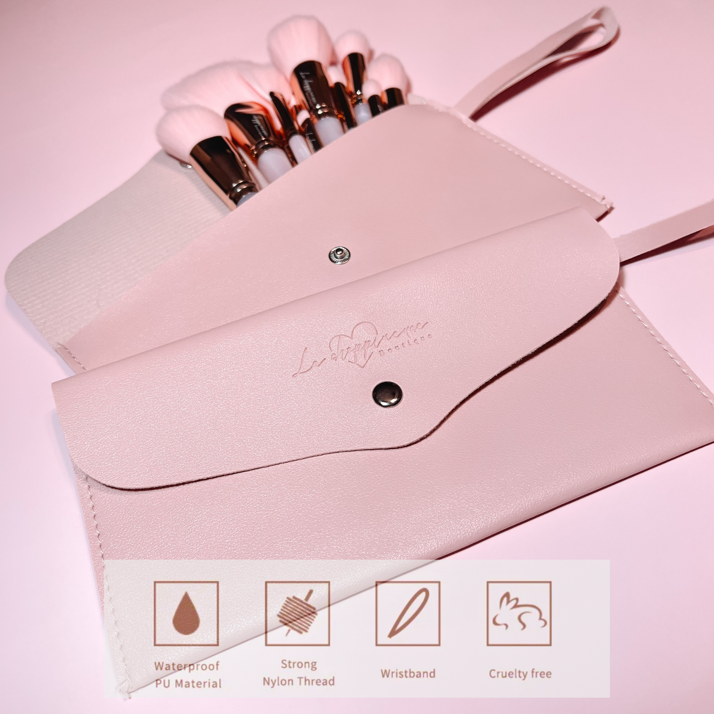 Sac à pinceaux de maquillage