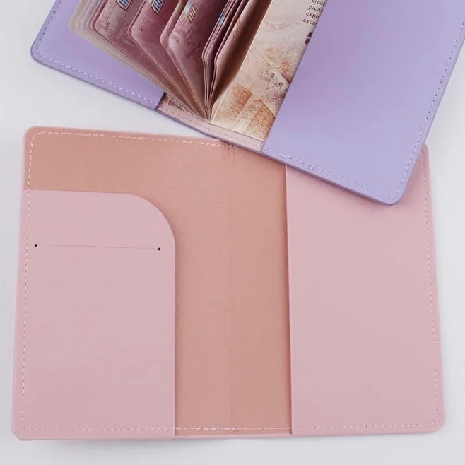 Passport cover pu leather