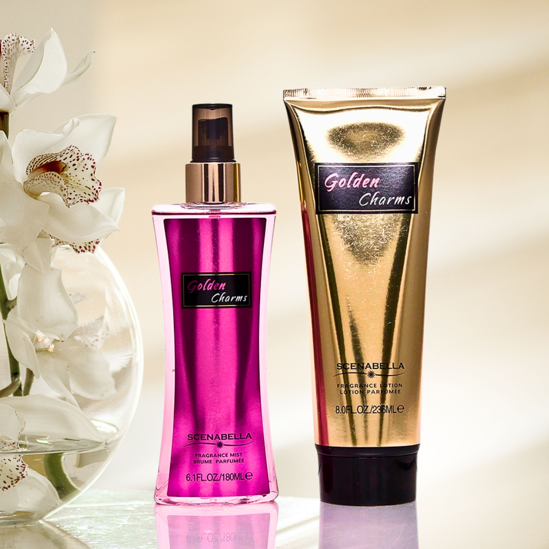 Golden Charms set - Duo Body mist and Body Lotion