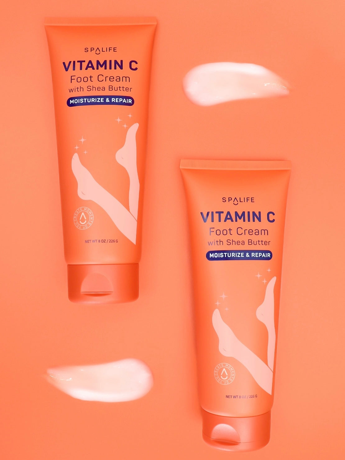 Vitamin C Moisturizing Foot Cream 8 oz - Foot Treatment