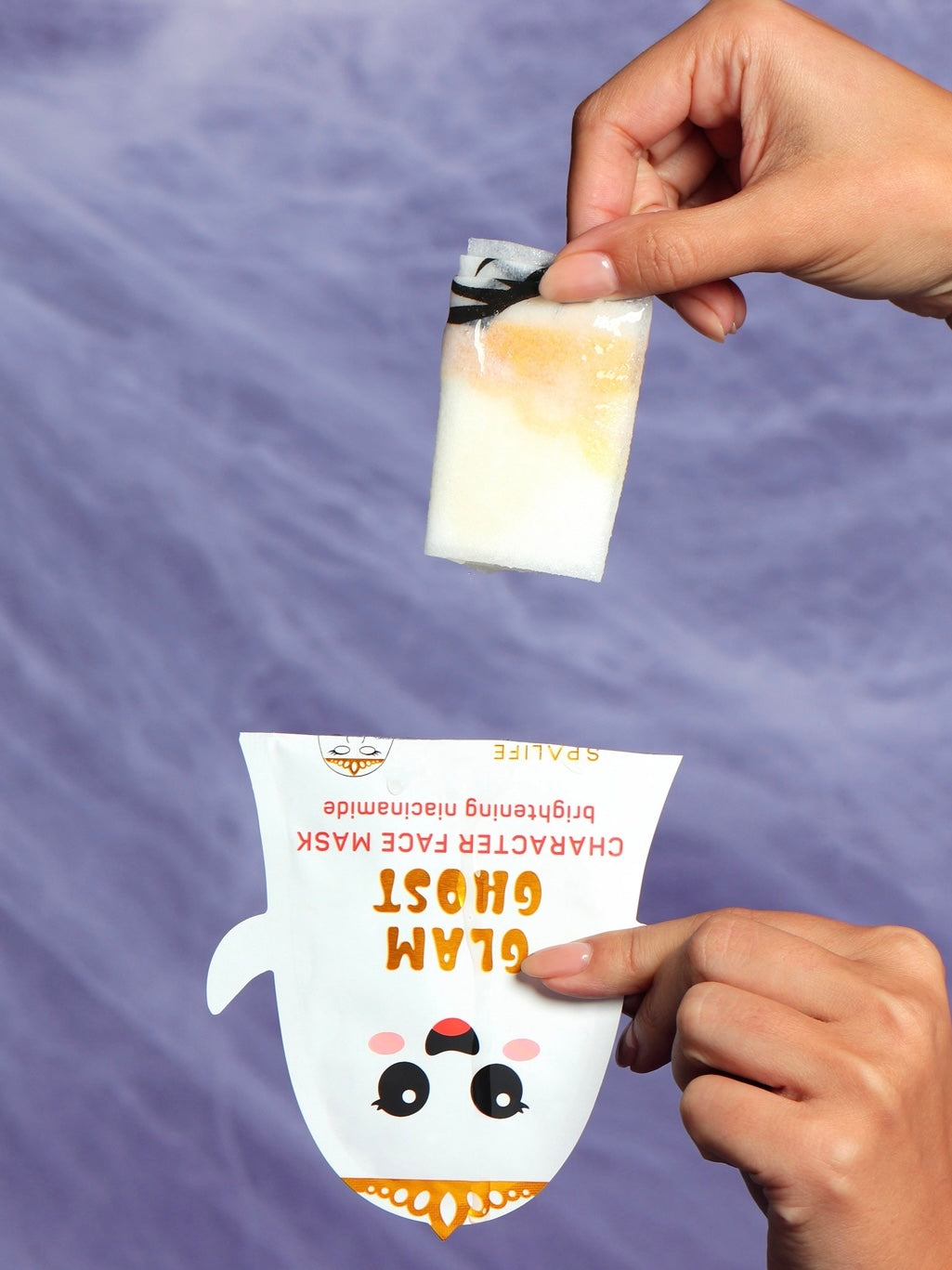 Halloween Animated Glam Ghost Brightening Face Mask