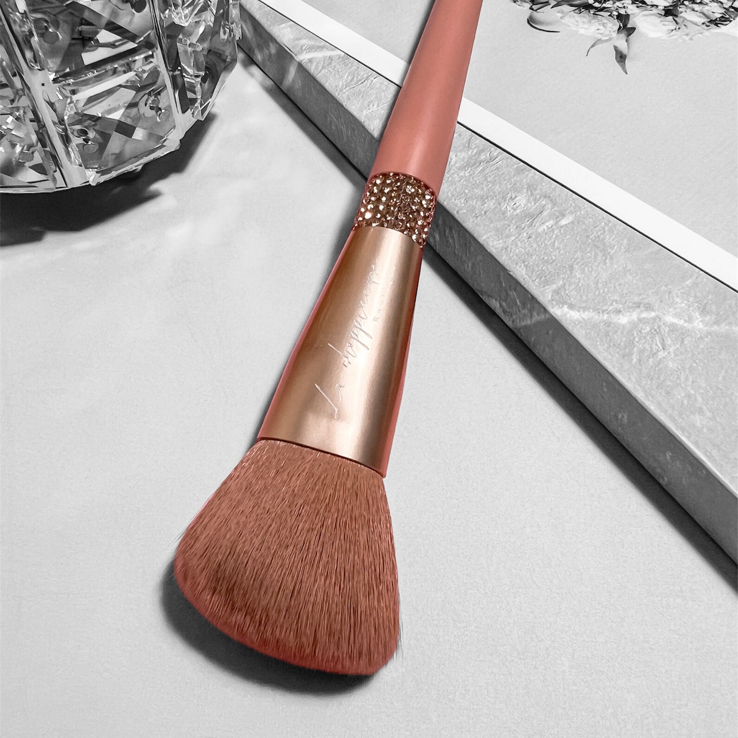 Rose Gold makeup brushes 1, 2 or 5 pcs set