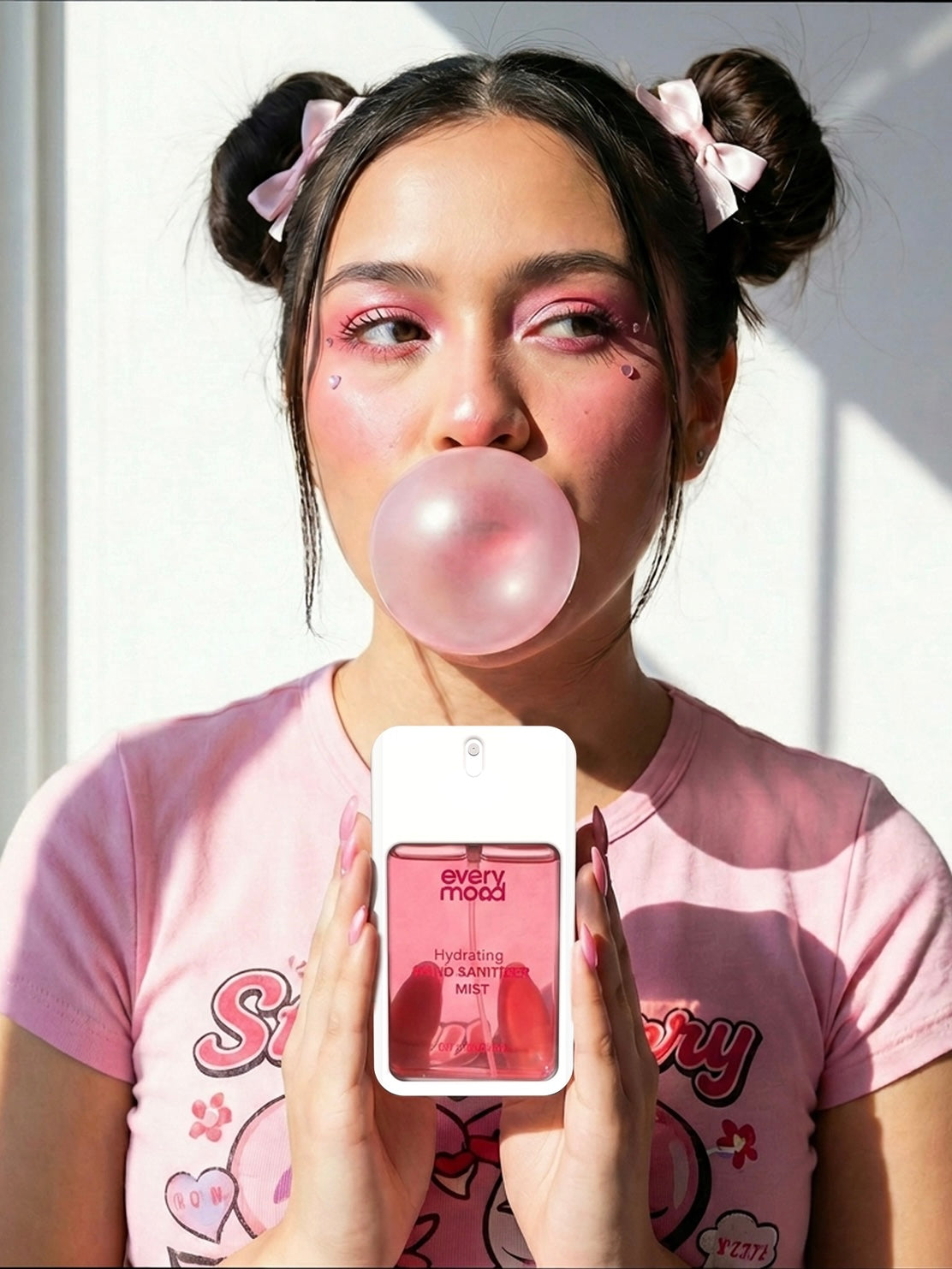 Strawberry Milkshake | Brume désinfectante hydratante pour les mains
