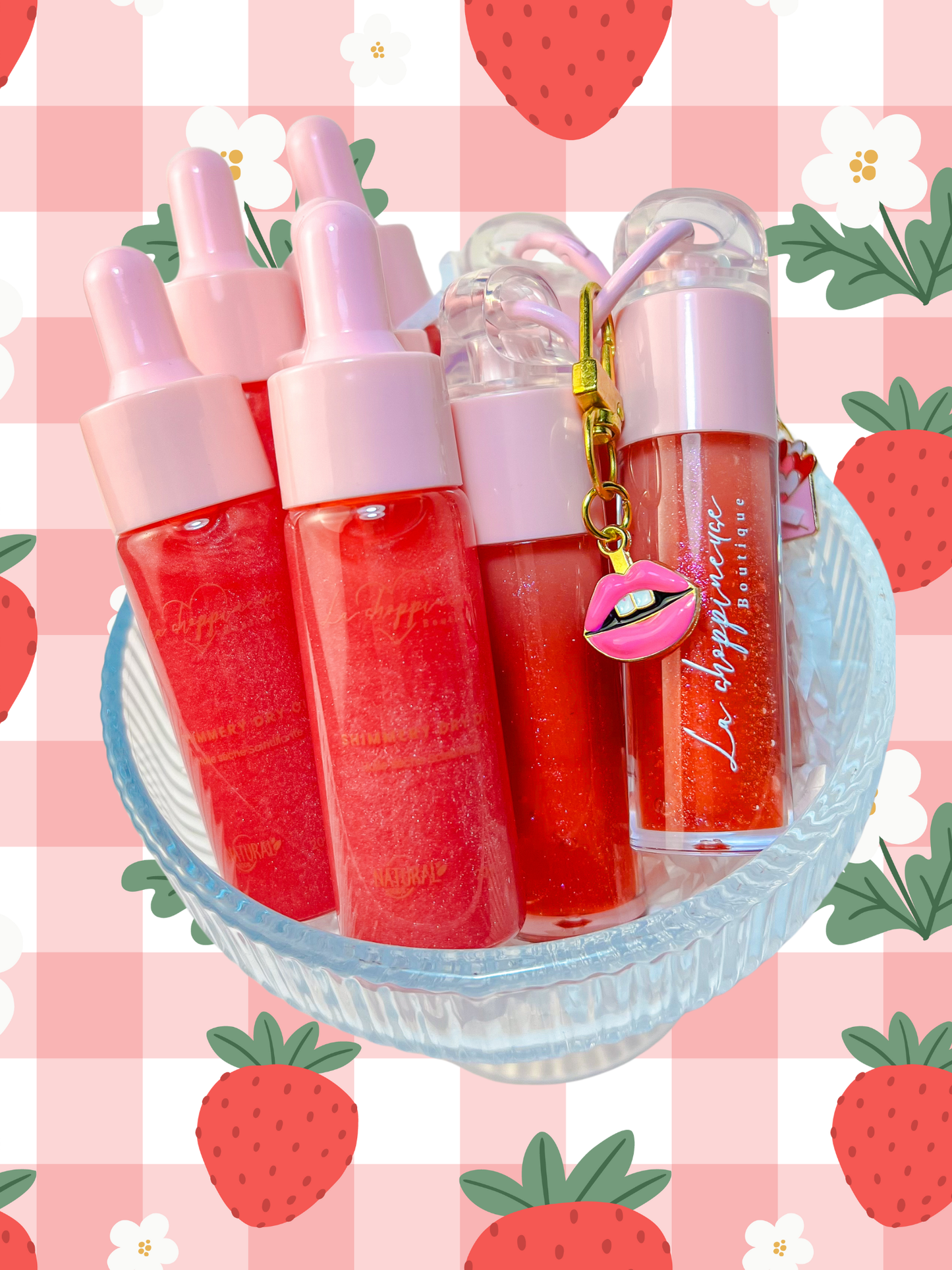 Duo lipoil and dry oil Strawberry Shortcake