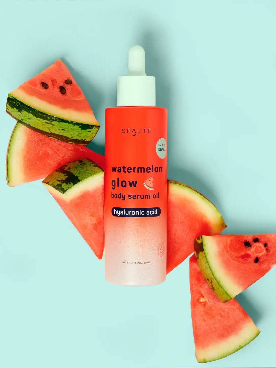 Watermelon Glow Body Serum, with Hyaluronic Acid - 100 Ml