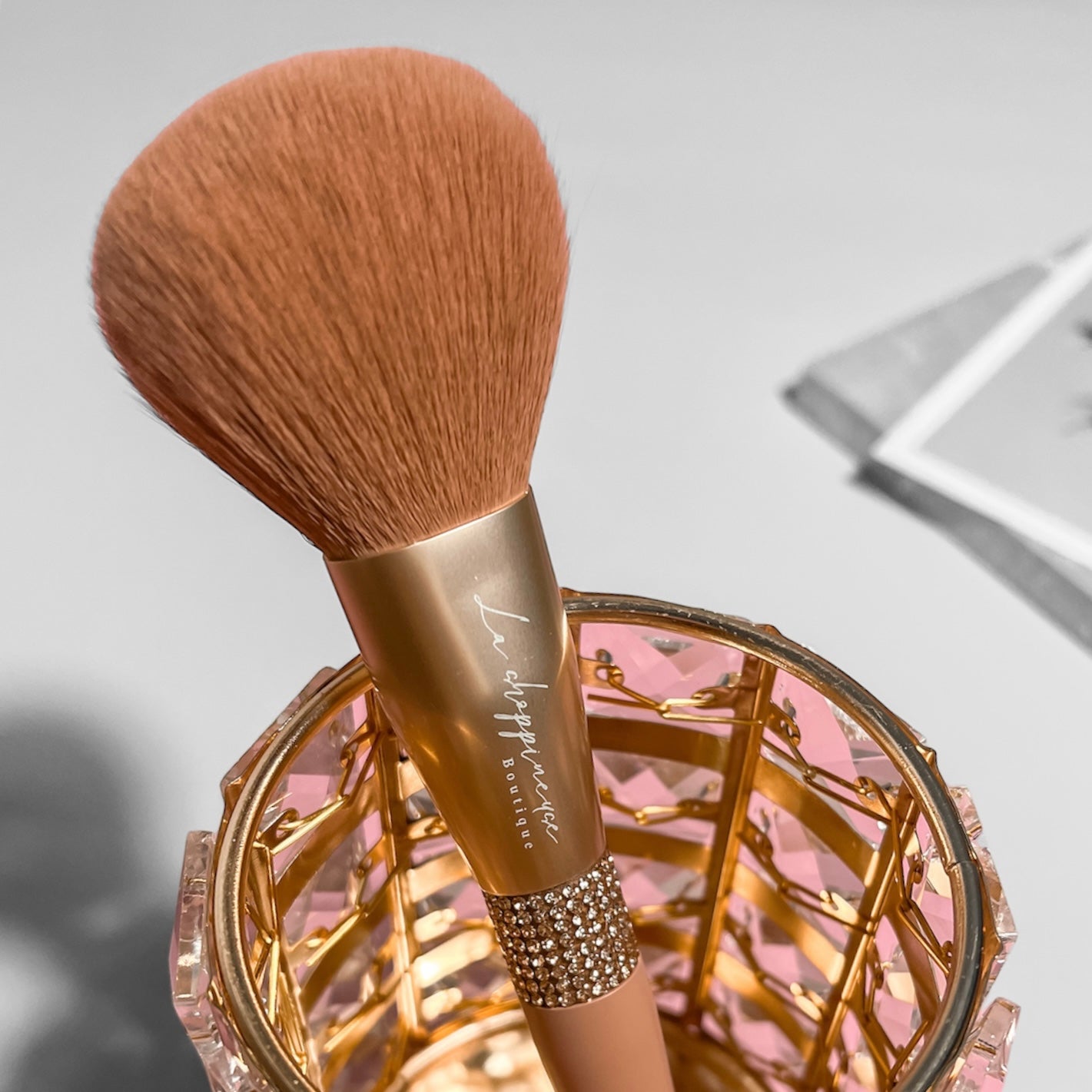 Rose Gold makeup brushes 1, 2 or 5 pcs set