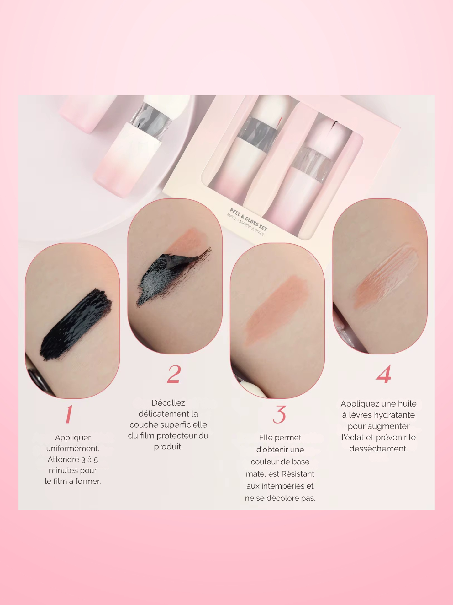 Lip stain peeling off and Lip Gloss set