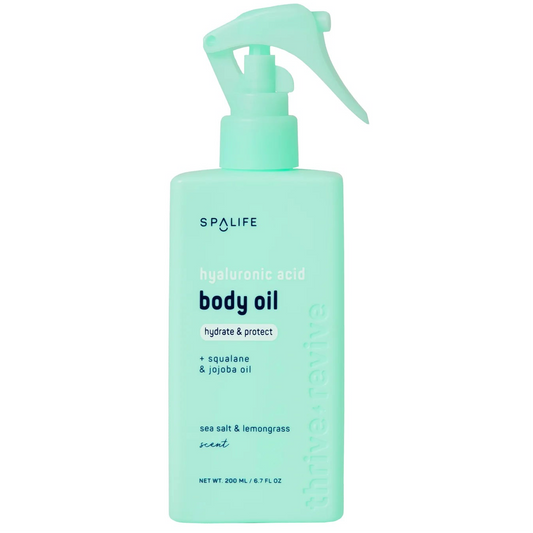 Huile corporelle à l'acide hyaluronique avec squalane et huile de jojoba