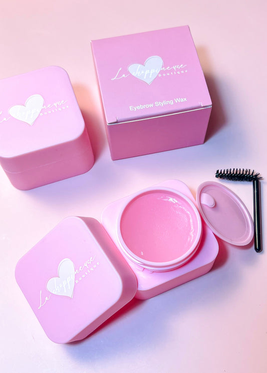 Eyebrow styling wax