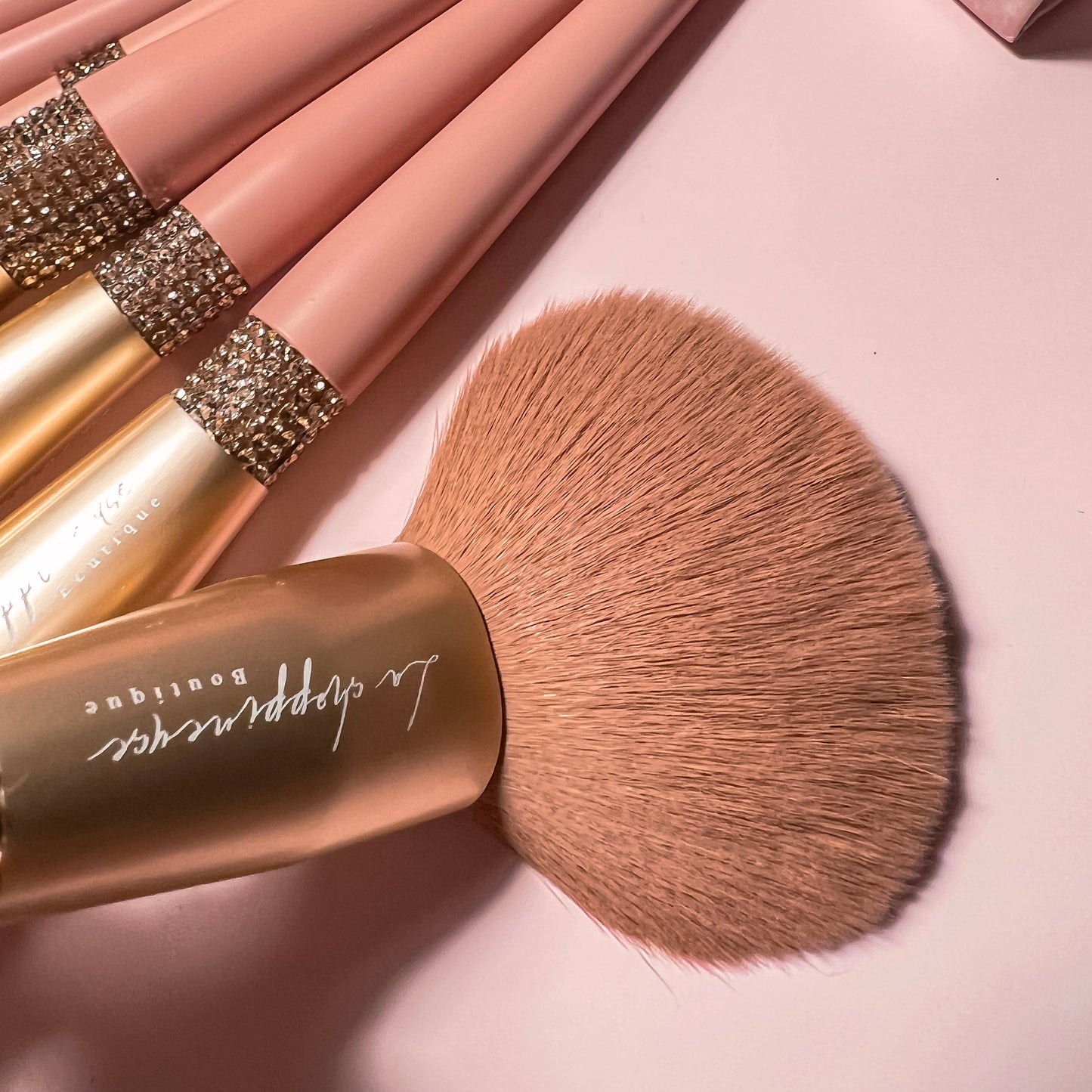 Rose Gold makeup brushes 1, 2 or 5 pcs set