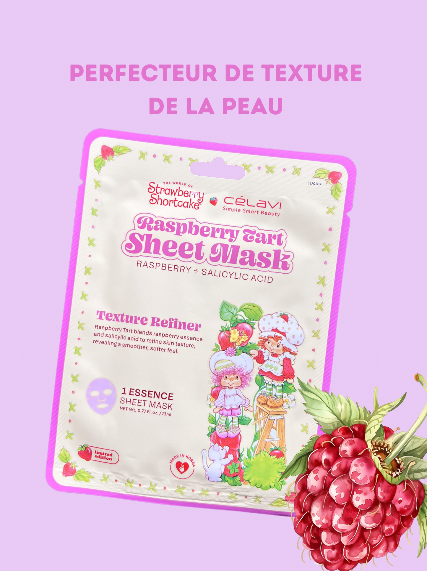 Strawberry land face Mask