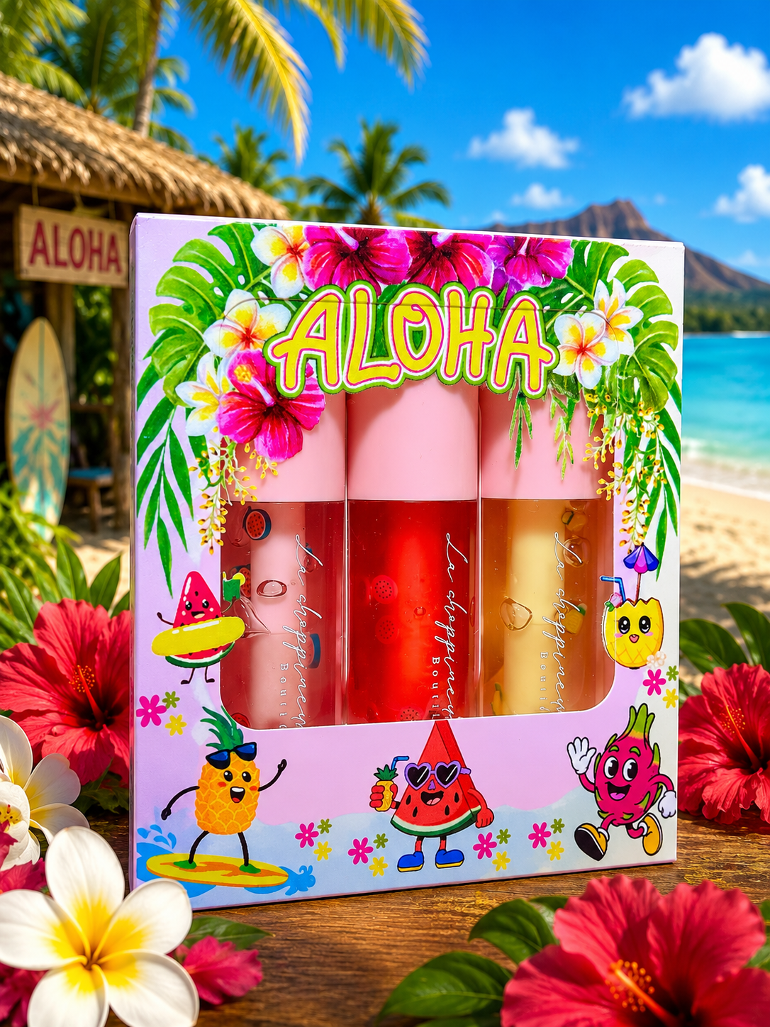 Aloha! 3 Lipoils pack
