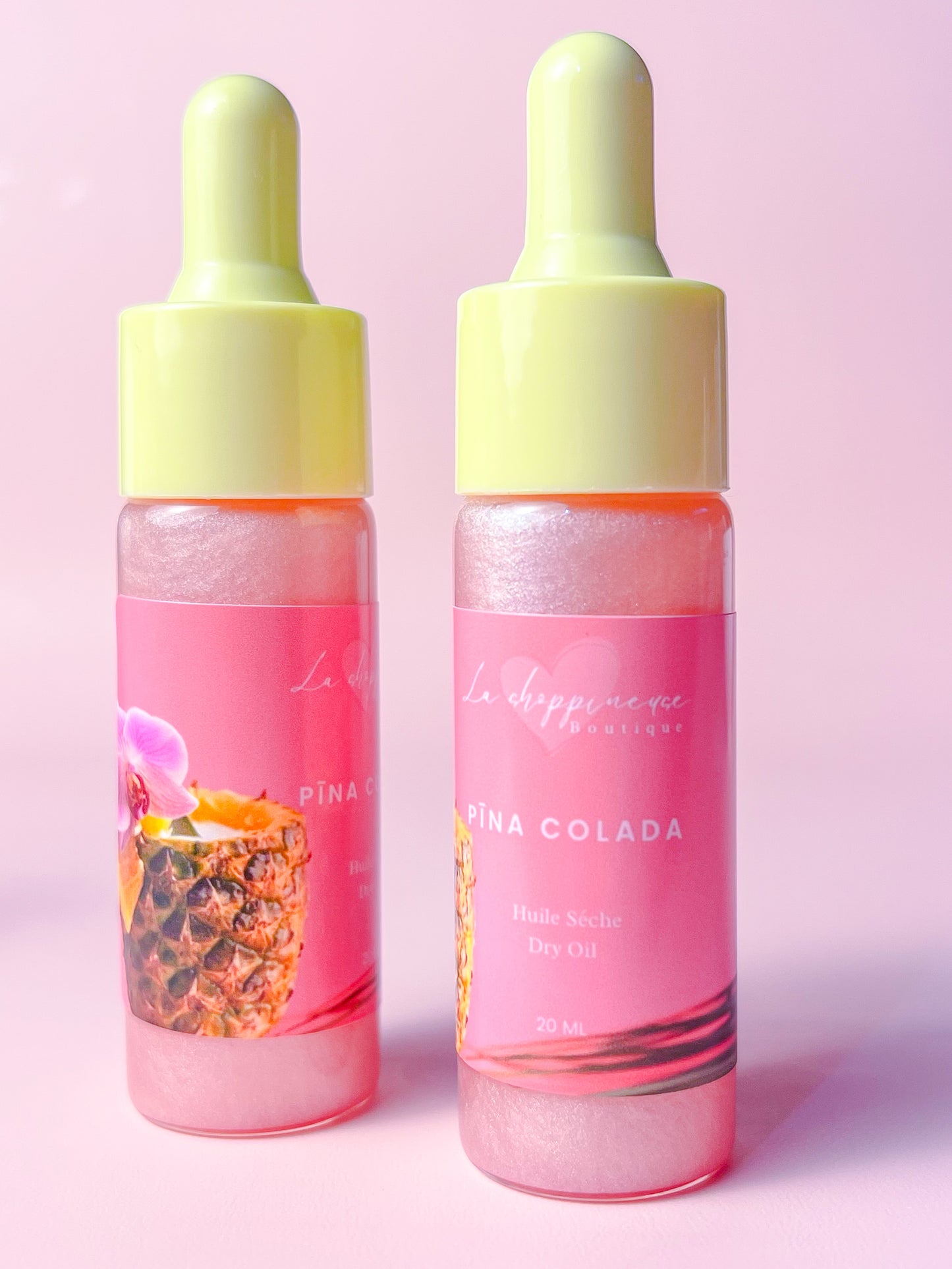 Huile sèche Piña Colada - Faite à la main et 100% naturelle