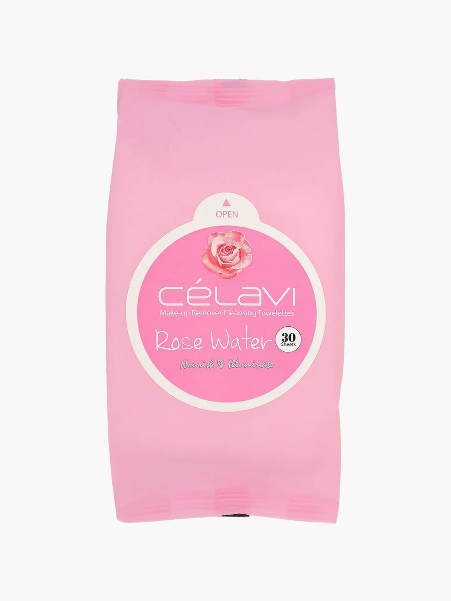 Rose Water Makeup Wipes (30 Sheets)