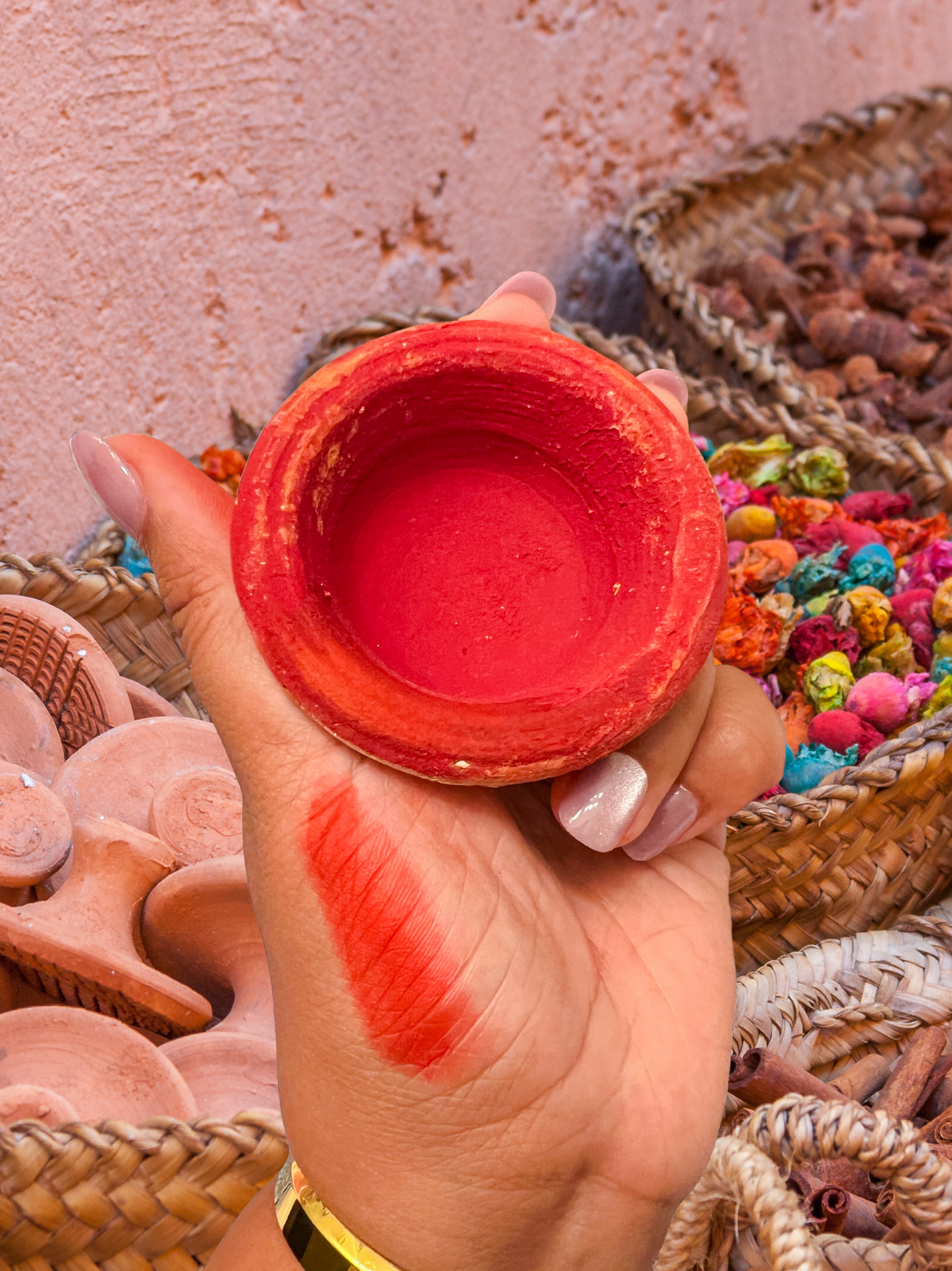 100% natural Moroccan lip stain- made in the city of Fez.