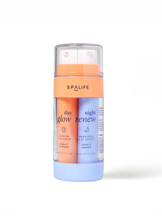 Day & Night Dual Korean Eye Serum Set | Brighten + Renew