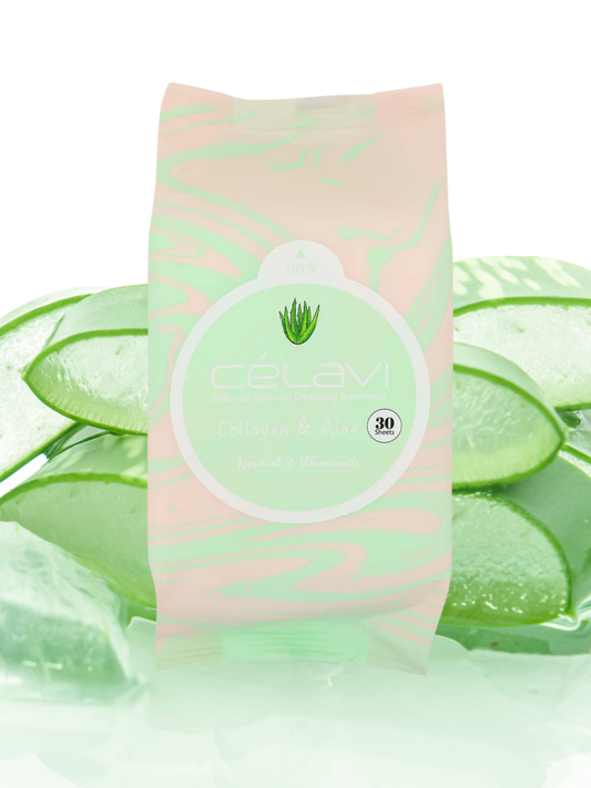 Collagen & Aloe Makeup Wipes (30 Sheets)