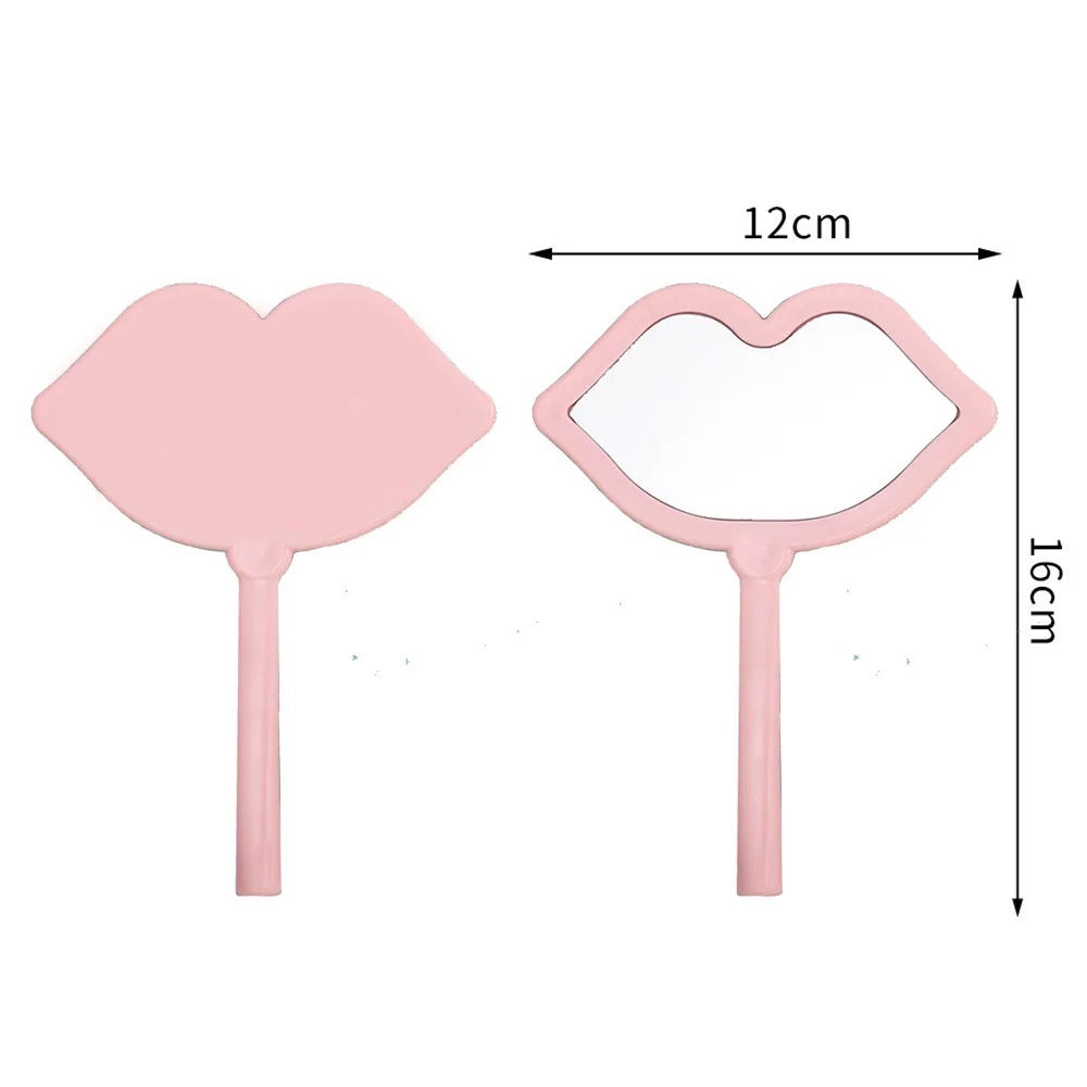 Lip shape mirror