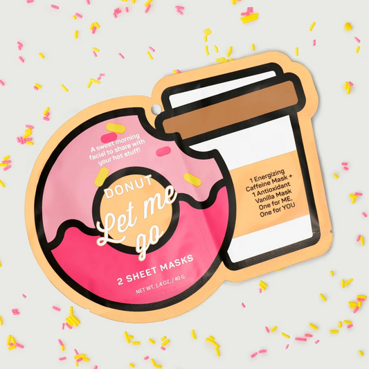 2 masques visage Donut Let Me Go