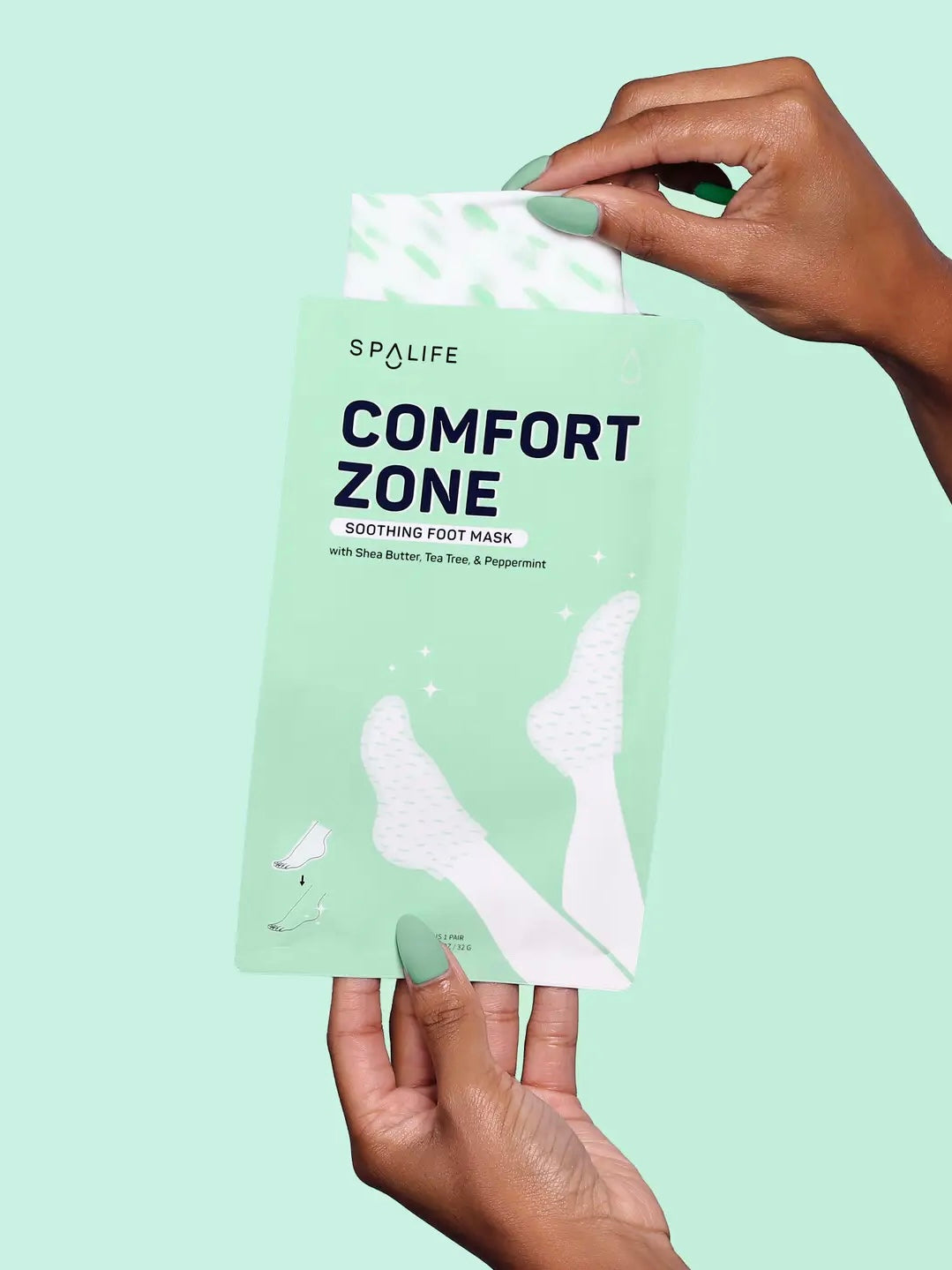 Foot Mask | Soothing Spa Foot Sock with Shea Butter