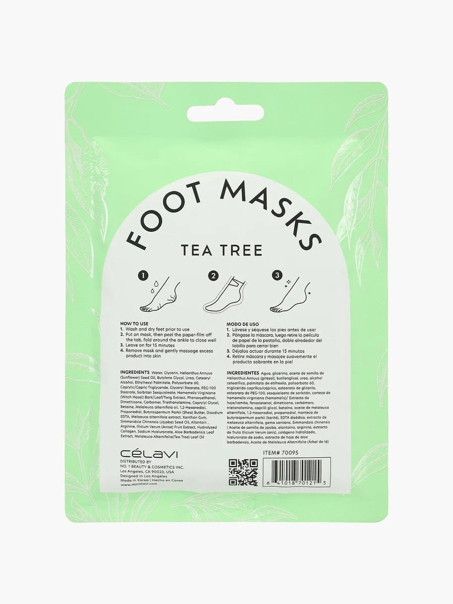 FOOT MASK TEA TREE 1 PAIR