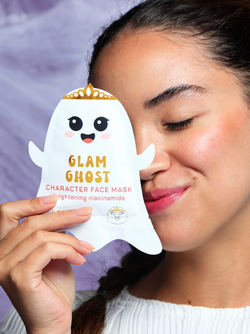 Halloween Animated Glam Ghost Brightening Face Mask
