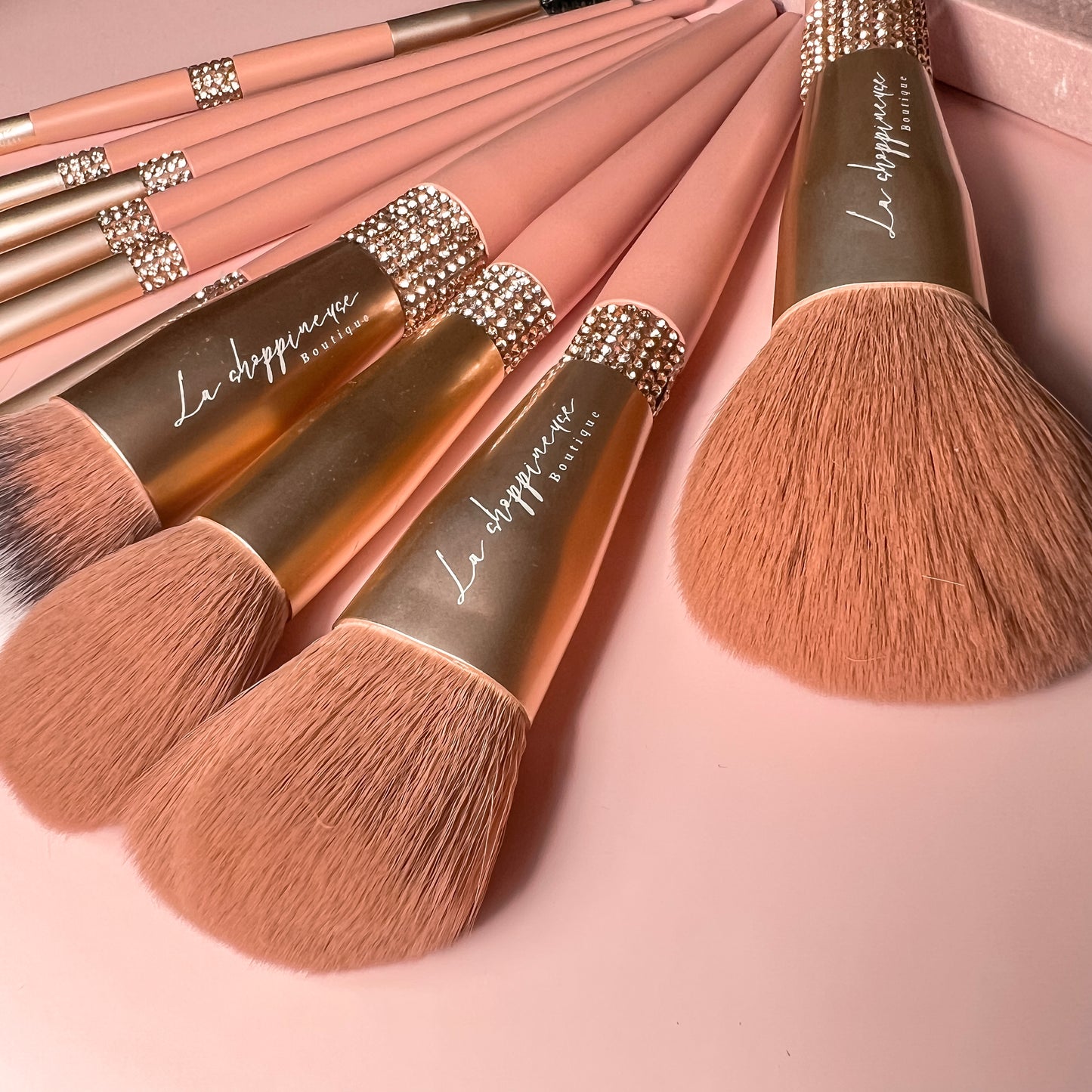 Rose Gold makeup brushes 1, 2 or 5 pcs set