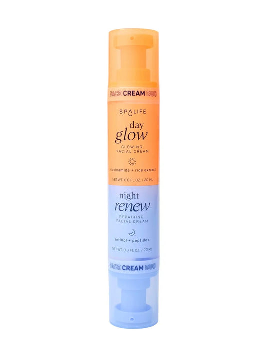 Day glow & night renew face cream duo