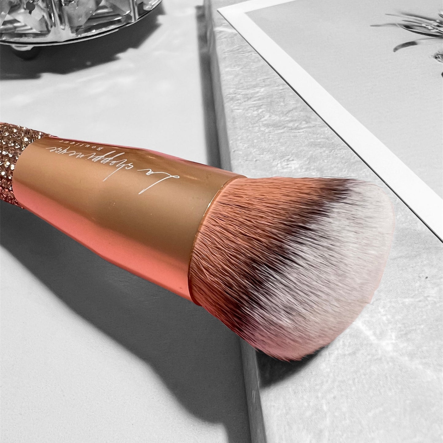 Rose Gold makeup brushes 1, 2 or 5 pcs set