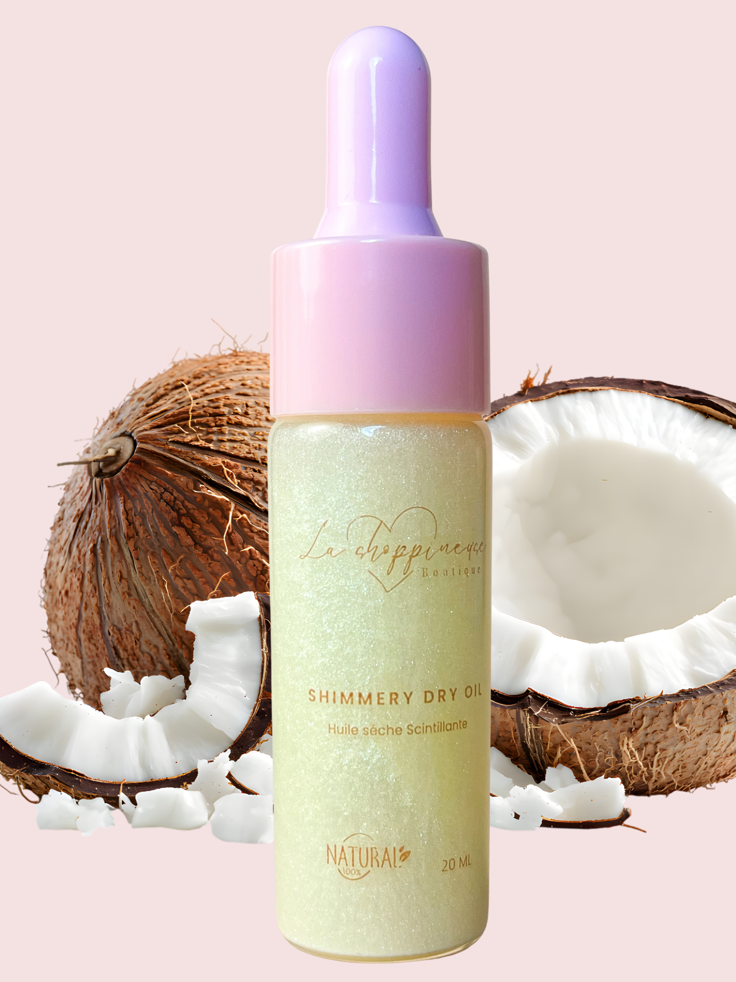 Shimmery Dry oil 🥥 100% Natural