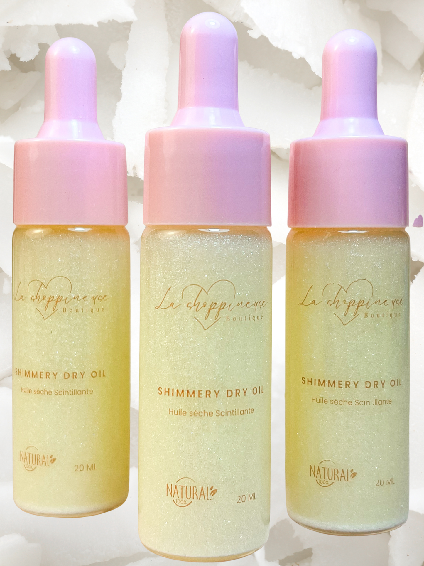 Shimmery Dry oil 🥥 100% Natural