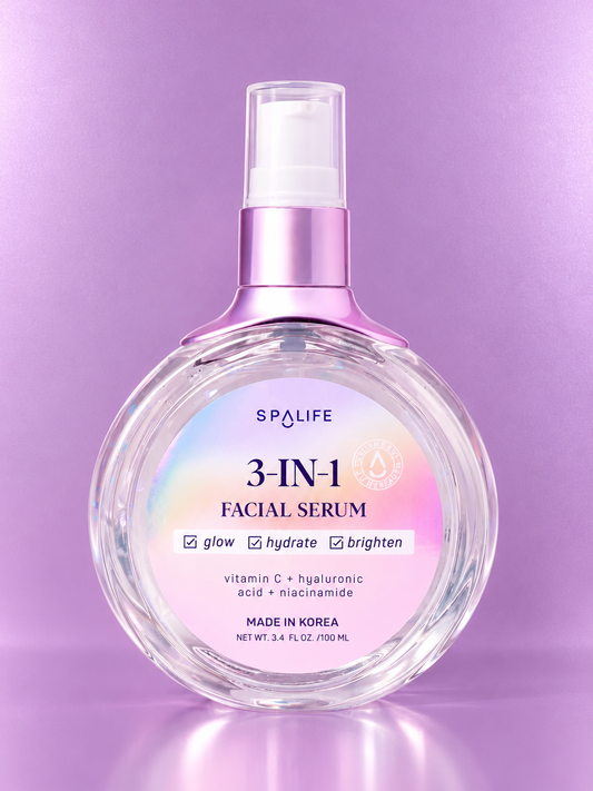 Sérum visage 3-en-1 — Vitamine C + Acide hyaluronique + Niacinamide